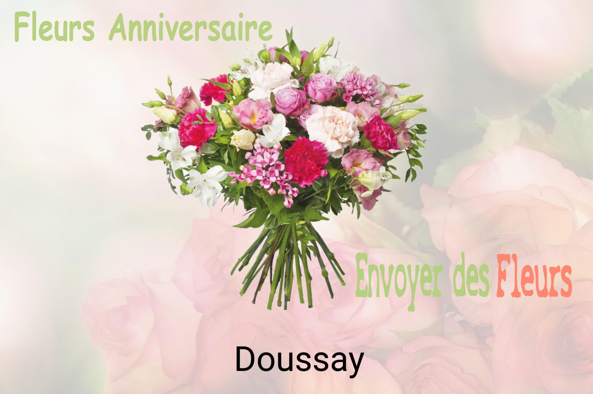 Bouquet de fleurs d’anniversaire livré à Doussay