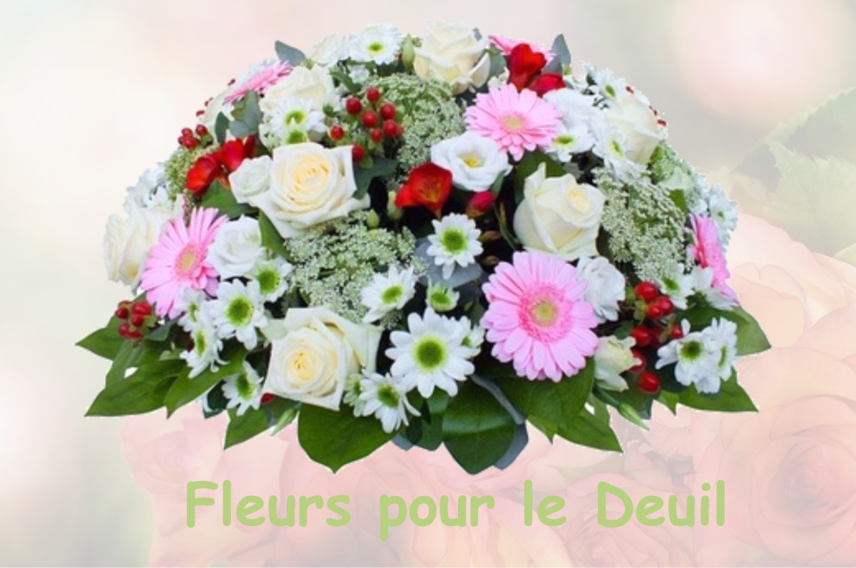 fleurs deuil DOUSSAY